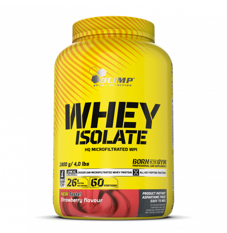 Whey Isolate_çilek_1800g-780x800 Olimp Pure Whey Protein Isolate 1800 gram Çilek - Görsel 1